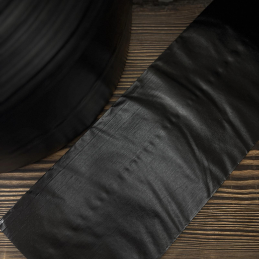 Фиброузная оболочка 90 мм черная &mdash; фото