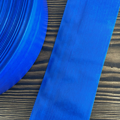 Фиброузная оболочка 55 мм синяя