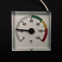 Квадратный термометр с выносным щупом SD176  — фото