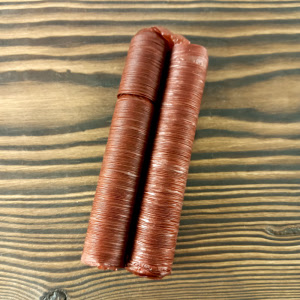 Коллагеновая оболочка 20 мм. Цвет - махагон — фото