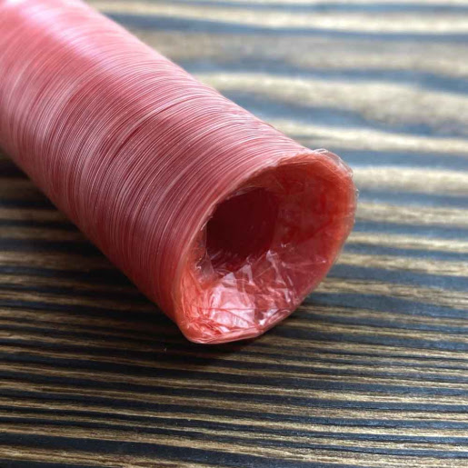 Полиамидная оболочка 24 мм розовая — фото