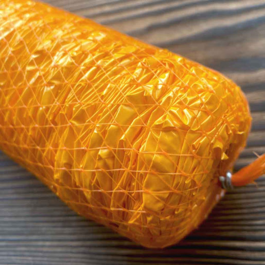 Полиамидная оболочка 60 мм желтая — фото