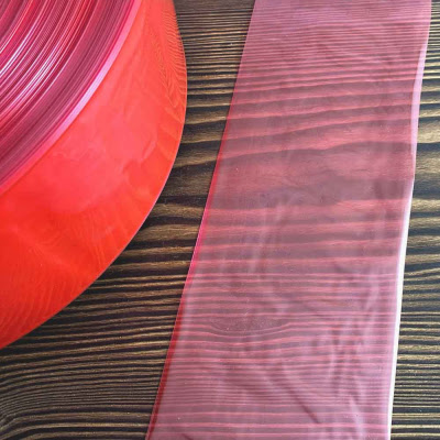 Поліамідна оболонка 65 мм рожева прозора