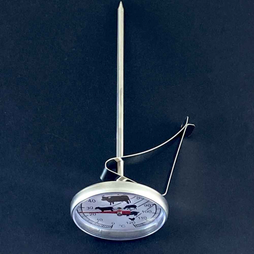 Механический термометр со щупом — фото
