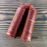 Колагенова оболонка 32 мм. Колір - махагон  — фото